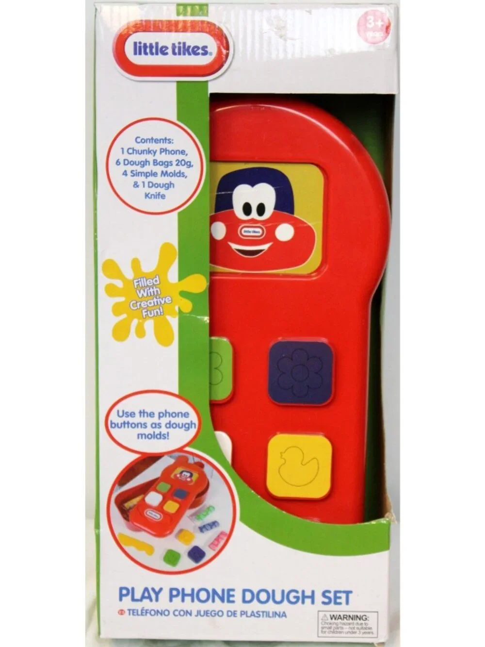 NEW Little Tikes Play Phone Dough Set Molds Case Preschool Ages 3+